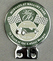 badge Morgan : Morgans at Mallory Park 70 years of 4Wheels Morgan MSCC